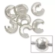 Coprischiaccini mm. 4 in Argento 925 x20