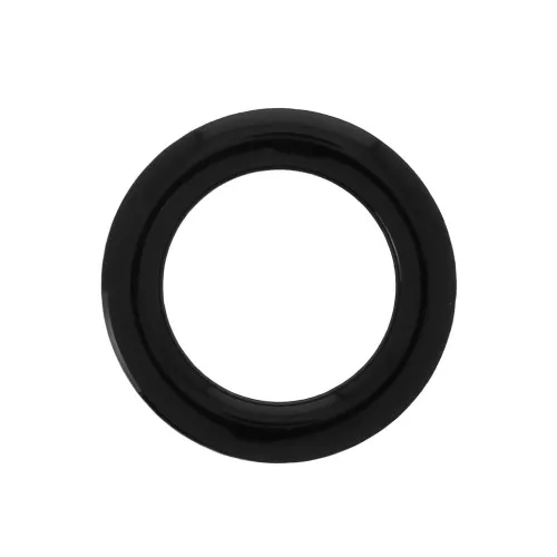 Distanziatore anellino stile ciambella in resina epossicia 23mm Nero x1
