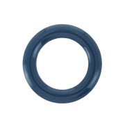 Distanziatore anellino stile ciambella in resina epossidica 23mm Blu petrolio x1|raw }}