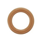 Distanziatore anellino stile ciambella in resina epossidica 23mm Senape x1|raw }}