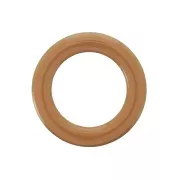 Distanziatore anellino stile ciambella in resina epossidica 23mm Senape x1