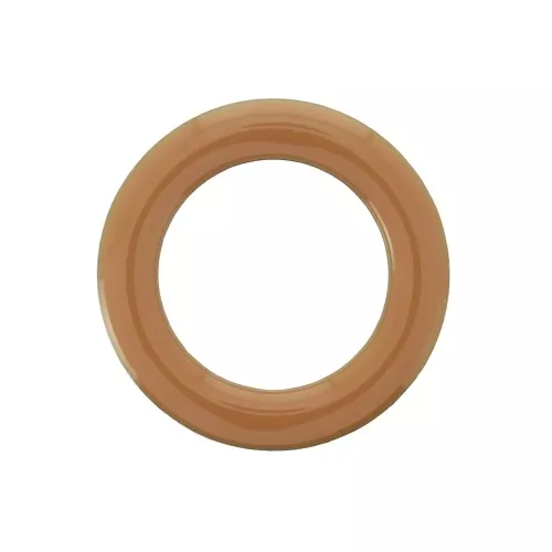 Distanziatore anellino stile ciambella in resina epossidica 23mm Senape x1