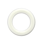Distanziatore anellino stile ciambella in resina epossidica 23mm Bianco x1