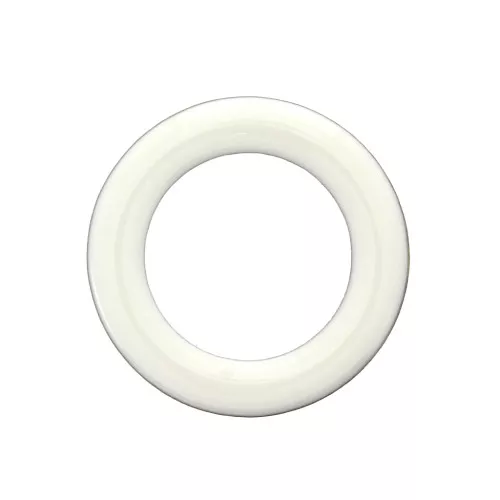 Distanziatore anellino stile ciambella in resina epossidica 23mm Bianco x1