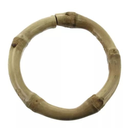 Cerchio/Anello chiuso in bambù 36 mm per la creazione di bijoux DIY x1