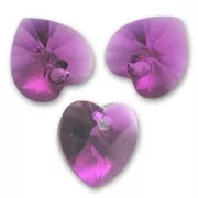 Cuore PureCrystal 6228 mm. 14,4x14 Amethyst x1