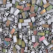 Miyuki Half Tila Beads 5x2.3x1.9mm HTL-4559  - Labrador Vitrail Mat x10g