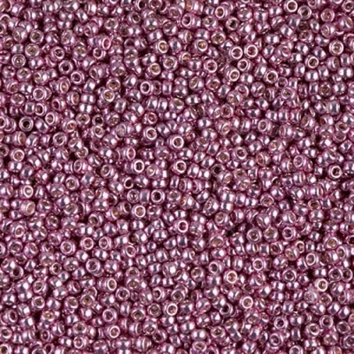 Rocaille Miyuki 15/0 4218 - Duracoat Galvanized Dusty Orchid x8 g