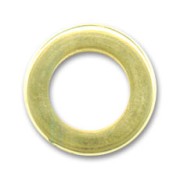 Anellino mm. 13 dorata con oro fino x6|raw }}