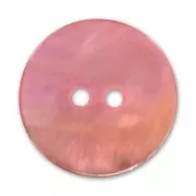 Bottone Madreperla mm. 20 Rosa palo x1