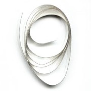 Filo piatto in argento puro mm. 4 x 50 cm|raw }}