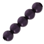 Perline in resina per la creazione di bijoux 2.5 mm Dark purple x25