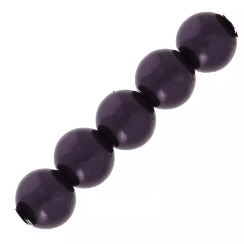 Perline in resina per la creazione di bijoux 2.5 mm Dark purple x25