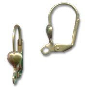 Monachelle cuore bronzo x2