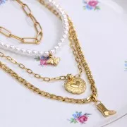 Perline in resina per la creazione di bijoux 4mm White x20