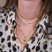 Perline in resina per la creazione di bijoux 4mm White x20