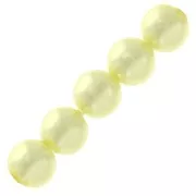 Perline in resina leggere 6mm Light Jaune x15