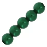 Perline in resina leggere 6mm Dark Green x15
