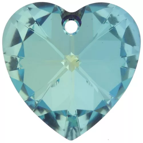 Cuore PureCrystal 6228 28 mm - Cristallo blu bermuda x1