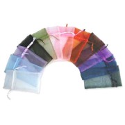 Set di sacchetti Organza mm. 100x145 x12|raw }}