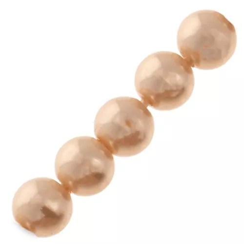 Perline leggere in resina 10mm Rose Peach x5