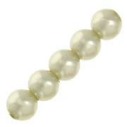 Perline leggere in resina 10mm Cream Pearl x5|raw }}