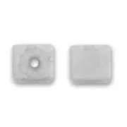 Separatori cubi Bumper mm. 1.7 argentato satinato x50