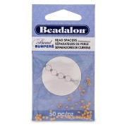 Separatori tondi Bumper mm. 2 dorato satinato x50