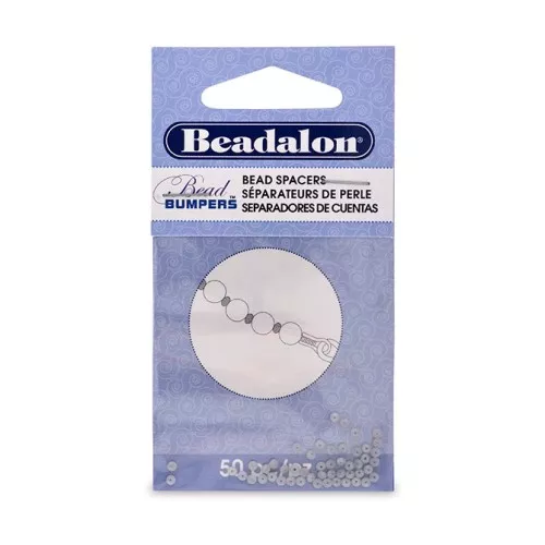 Anelli paracolpi in gomma tondi da 2 mm - Argento satinato x50