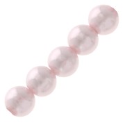 Perline leggere in resina 8mm Light Rose x10|raw }}
