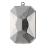Castone da incollare PureCrystal 4627 mm. 27x18,5 rodio 1 anellino