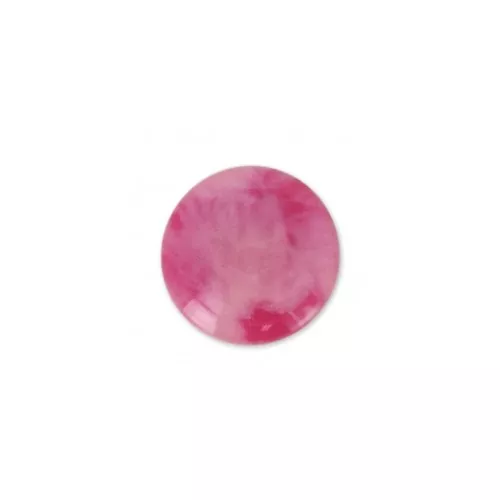 Cabochon in resina imitazione gemma 6 mm Ruby x1