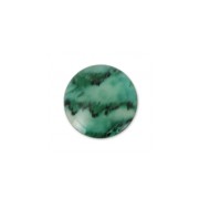 Cabochon in resina imitazione gemma 6 mm Green Jade x1
