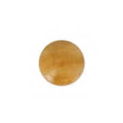 Cabochon in resina imitazione gemma 6 mm Calcite Gialla x1