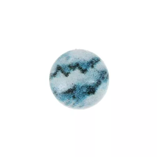 Cabochon in resina imitazione gemma 6 mm Blue Jade x1
