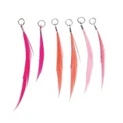 Assortimento di piume 5cm per la decorazione & l'hobbistica Fuchsia