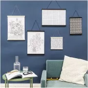 Sospensore in legno per poster 30 cm