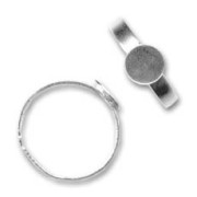 Base per incollare mm. 8 Argento 925 x1|raw }}