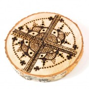 4 terminali decorativi per pirografo- Graine Creative - per decorare legno e cuoio