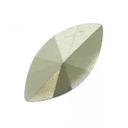 Cabochon sfaccettati forma navetta in resina 18x9 mm Green x5