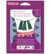 Stampo in silicone Sculpey per bijoux Pendenti/ciondoli x1