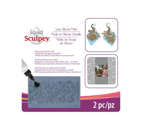 Stampo in silicone Sculpey - Merletto x1