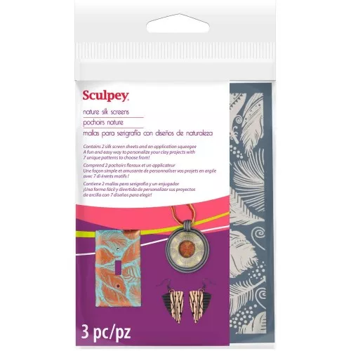 Silk Screen Sculpey per pasta polimerica - Nature x2