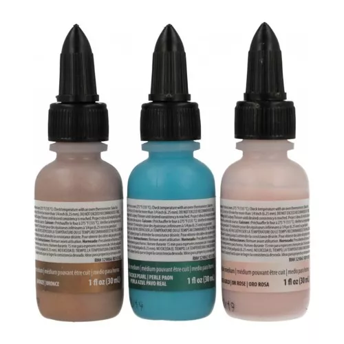 Pasta liquida Sculpey - colori Glam Metallics x3