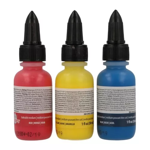 Pasta liquida Sculpey - Colori primari x3
