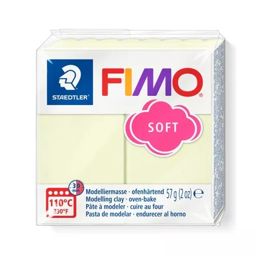 STAEDTLER FIMO EFFECT, pasta modellabile termoindurente, panetto da 57 grammi, colore rosa quarzo, 8020-206