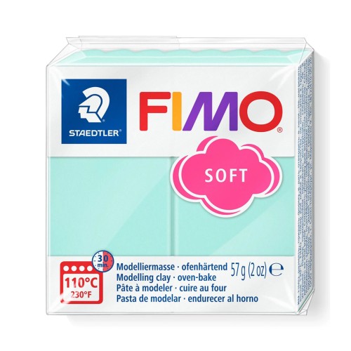 Pasta per modellare Fimo Soft gr. 57 Mint (n°505)