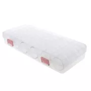 Scomparti per perline, rocailles e piccoli elementi 27x12x4.5 cm 28 scatoline