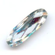 Cabochon PureCrystal 4161 ovale mm. 15x5 Crystal