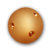 Tonda strass Polaris mm. 14 Topaz x1|raw }}